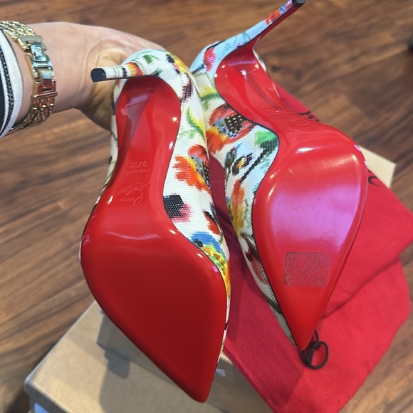 New Christian Louboutin Women's So Kate Pumps Printed Patent 120 - Picture 6 of 7